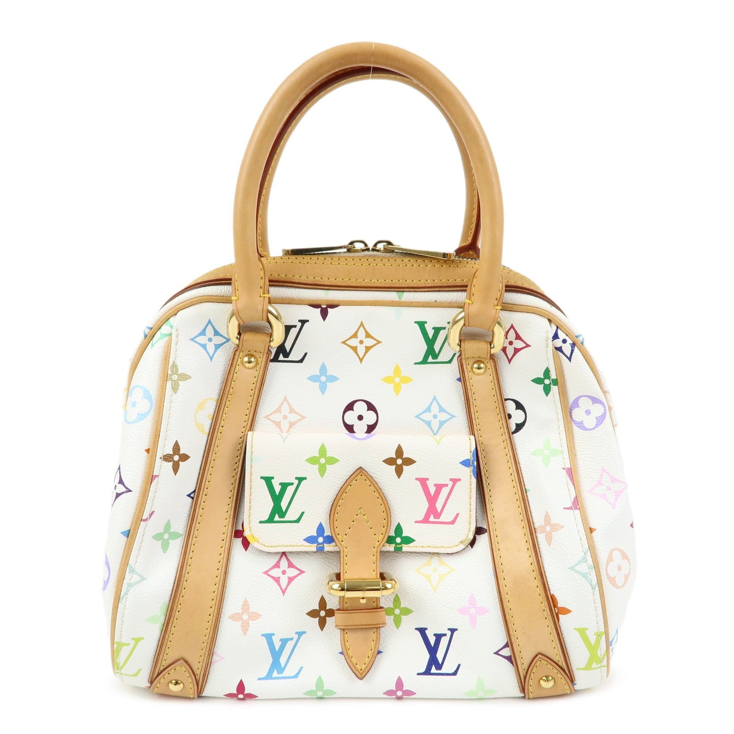 Louis Vuitton Monogram Multicolor Priscilla Hand Bag Blanc M40096【Pre-order】