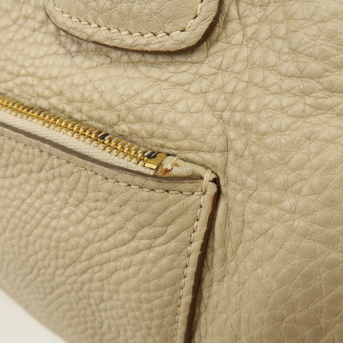 Prada Triangle Logo Leather 2Way Hand Shoulder Bag Beige BN2795【Pre-order】