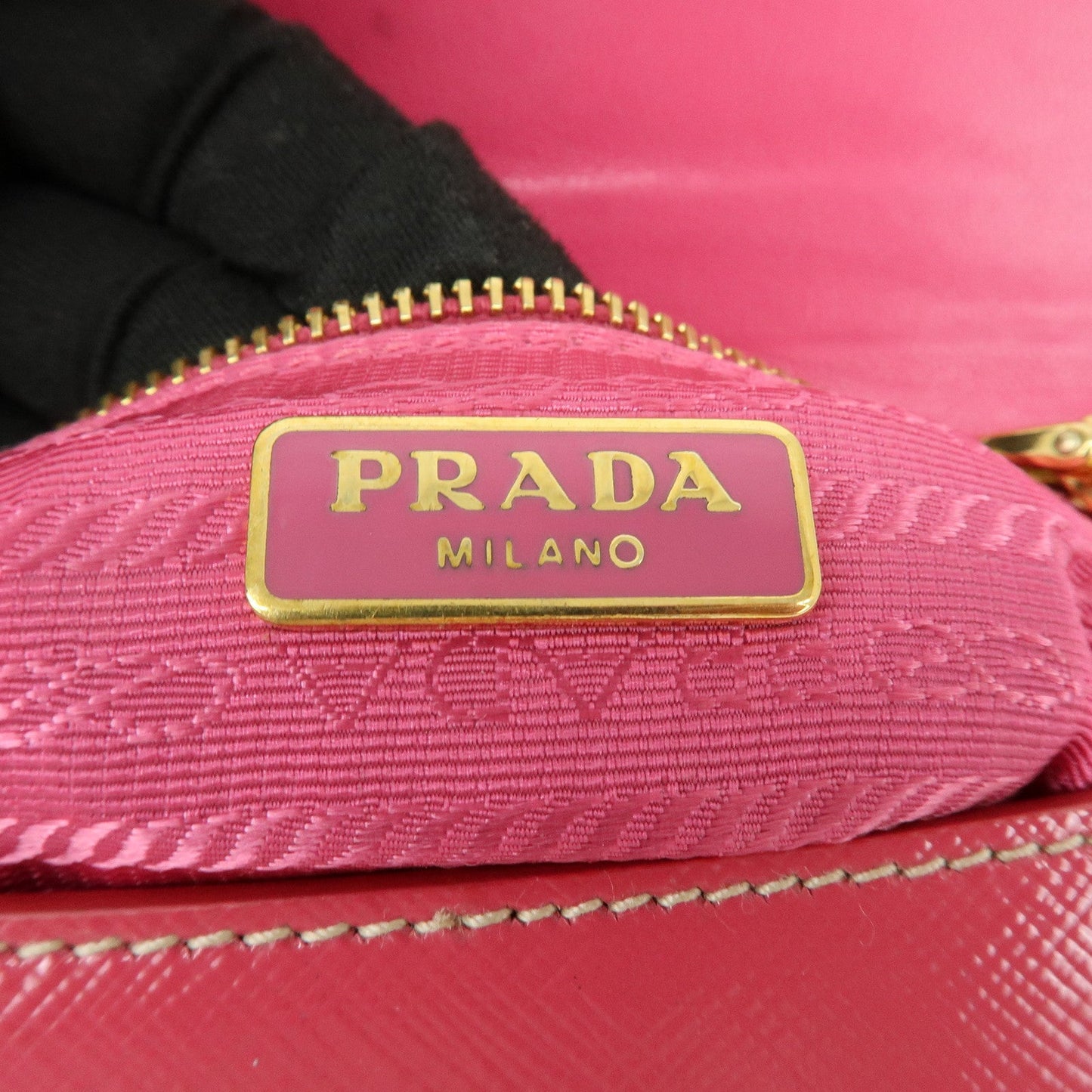 Prada Patent Leather 2Way Shoulder Chain Bag Hand Bag Pink【Pre-order】