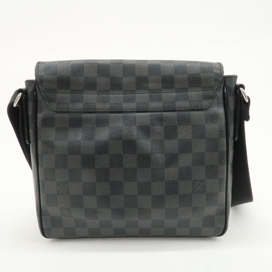 Louis Vuitton Damier Graphite District PM Shoulder Bag Noir N41260【Pre-order】