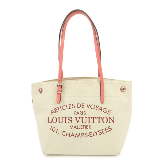 Louis Vuitton Canvas Leather Cabas PM Hand Bag Corail M94505【Pre-order】