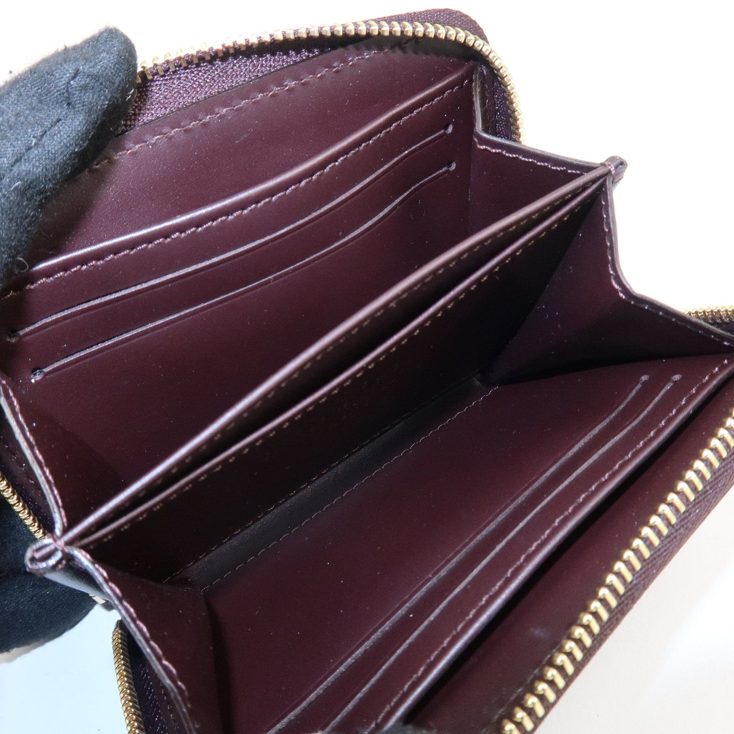 Louis Vuitton Monogram Vernis Zippy Coin Purse Amarante M93607【Pre-order】