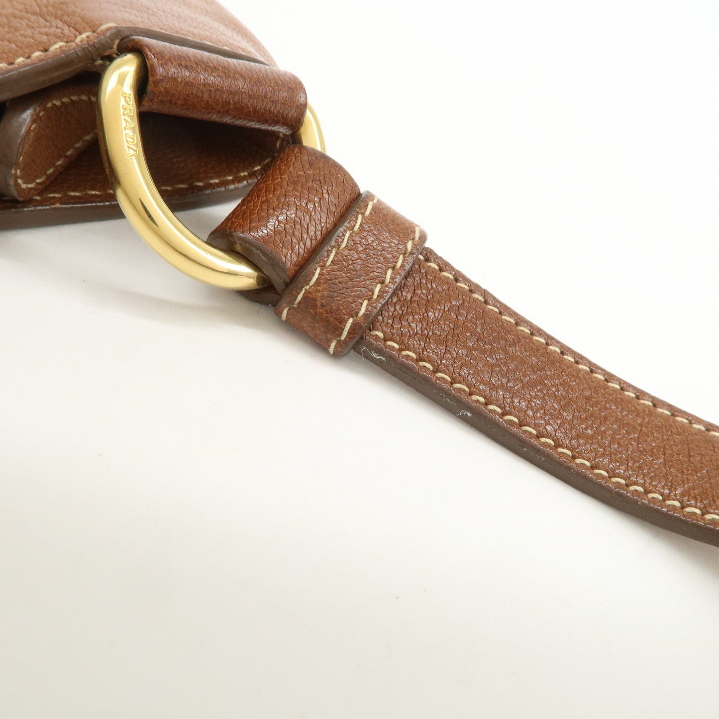 Prada Logo Jacquard Leather Shoulder Bag Crossbody Bag Beige Brown【Pre-order】