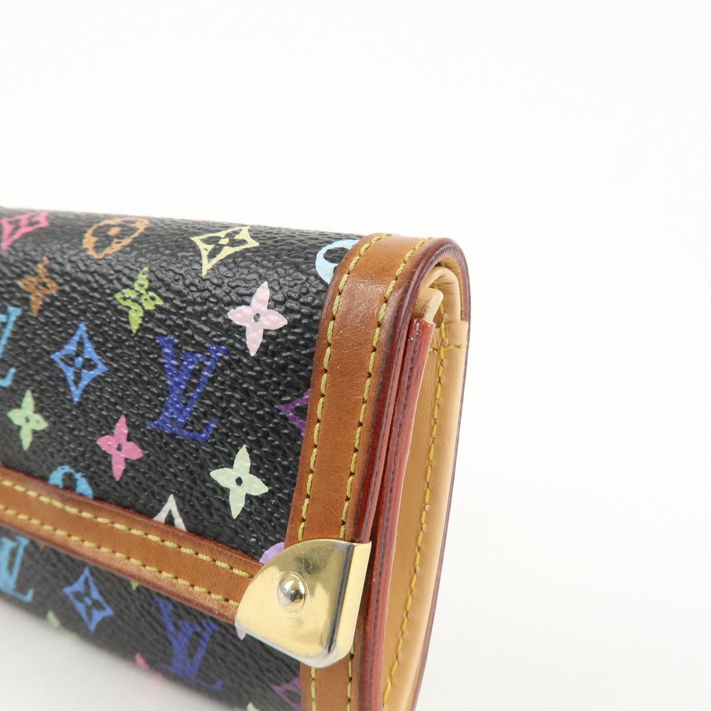 Louis Vuitton Monogram Multicolor Porte Monnaie Plat M92656【Pre-order】