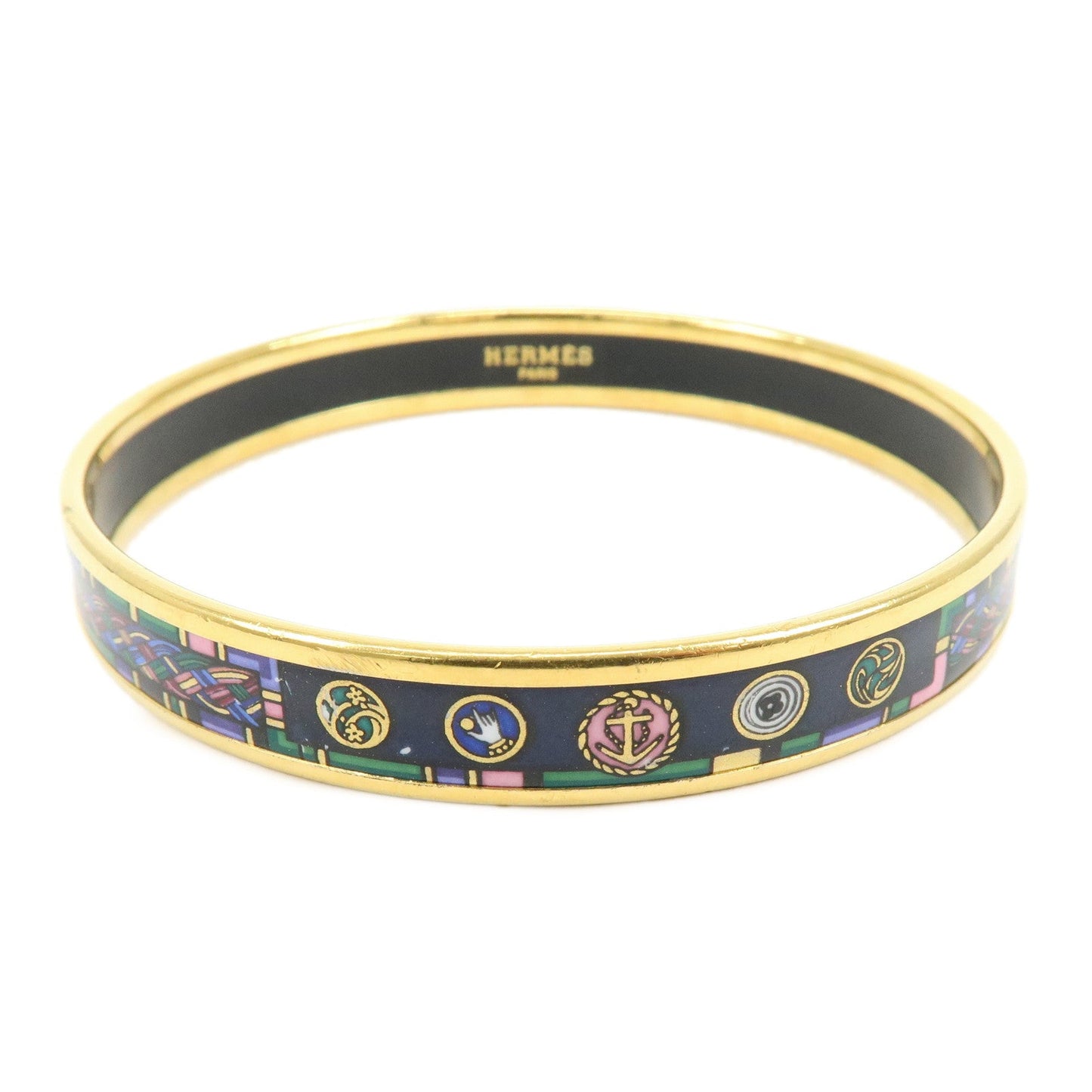 Hermes Email PM Gold Plated Bangle Bracelet【Pre-order】