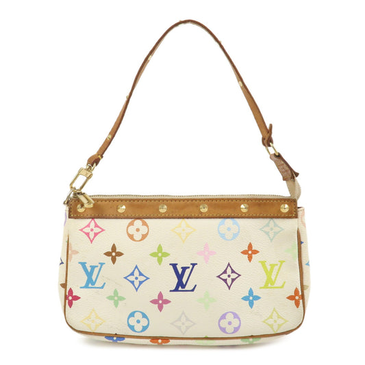 Louis Vuitton Monogram Multicolor Pochette Accessoires Blanc M92649【Pre-order】