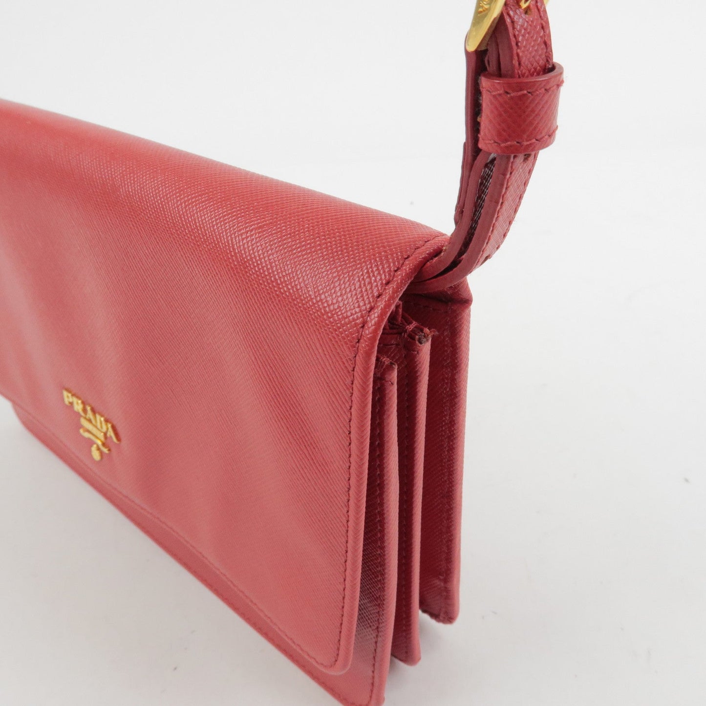 Prada Saffiano Leather Shoulder Bag Crossbody Bag Red 1M1361【Pre-order】