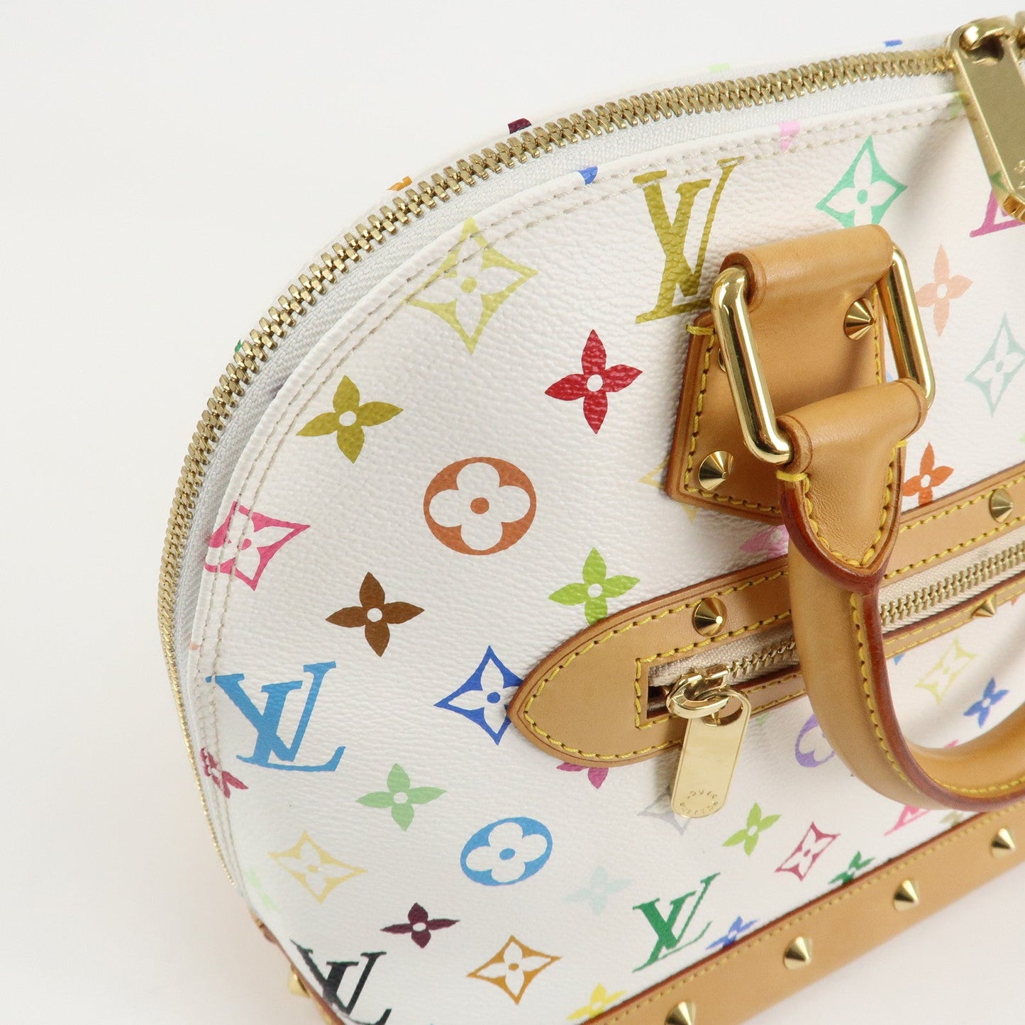 Louis Vuitton Monogram Multicolor Alma Hand Bag Blanc M92647【Pre-order】