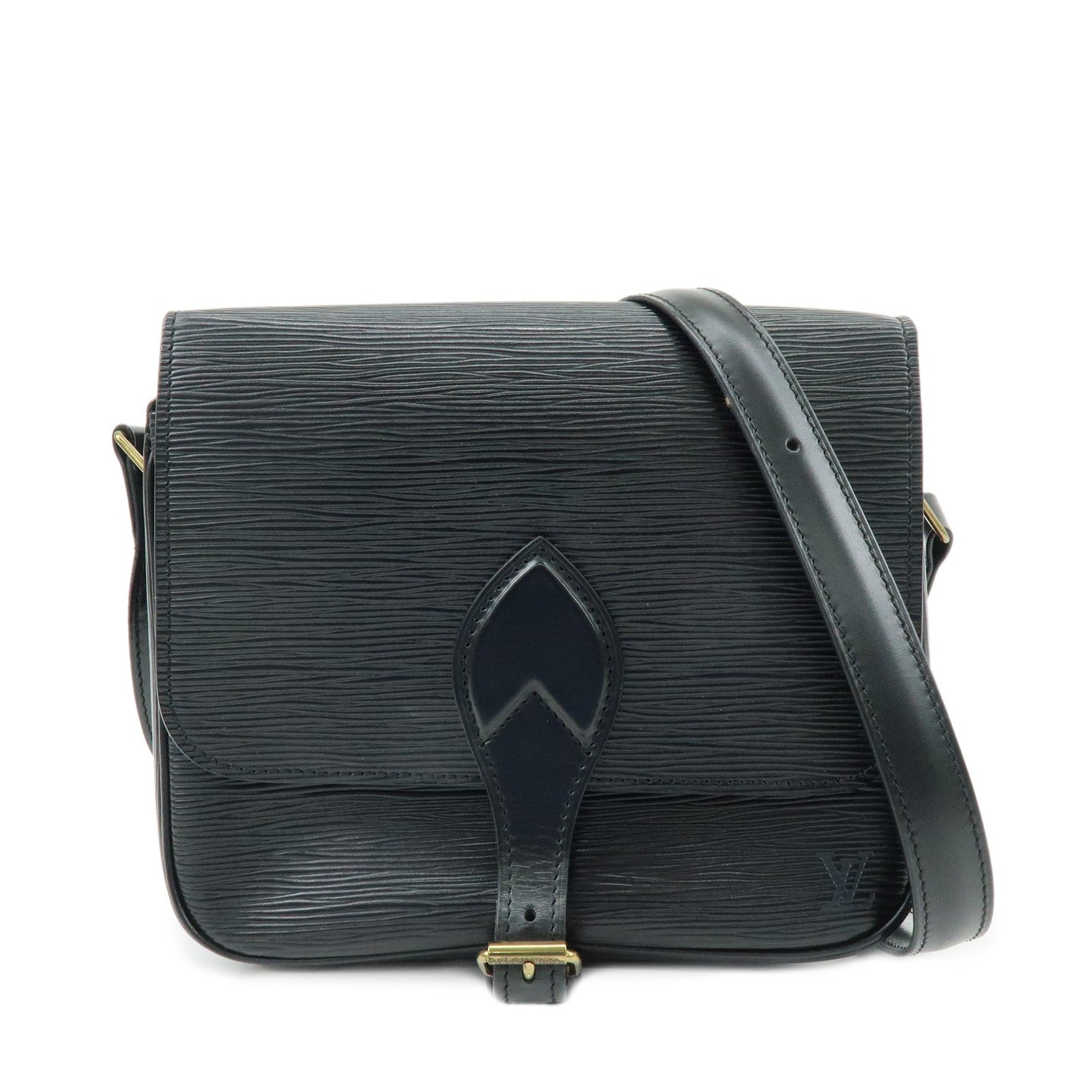 Louis Vuitton Epi Cartouchiere Shoulder Crossbody Bag Noir M52242【Pre-order】