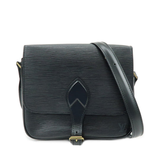Louis Vuitton Epi Cartouchiere Shoulder Crossbody Bag Noir M52242【Pre-order】