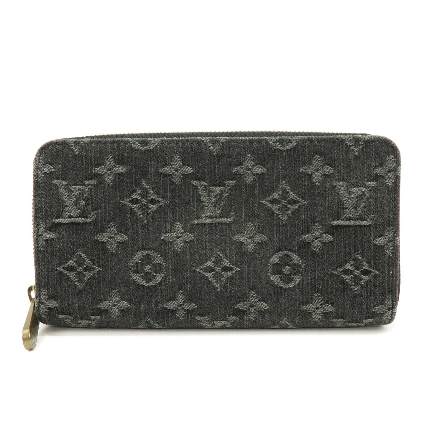 Louis Vuitton Monogram Denim Zippy Long Wallet Noir Black M95614【Pre-order】