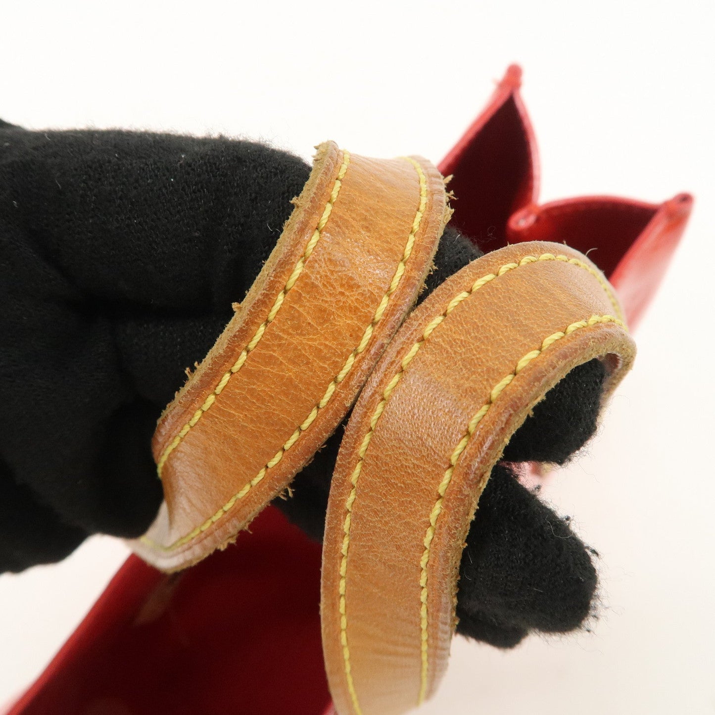 Louis Vuitton Monogram Vernis Lead PM Hand Bag Rouge M91088【Pre-order】