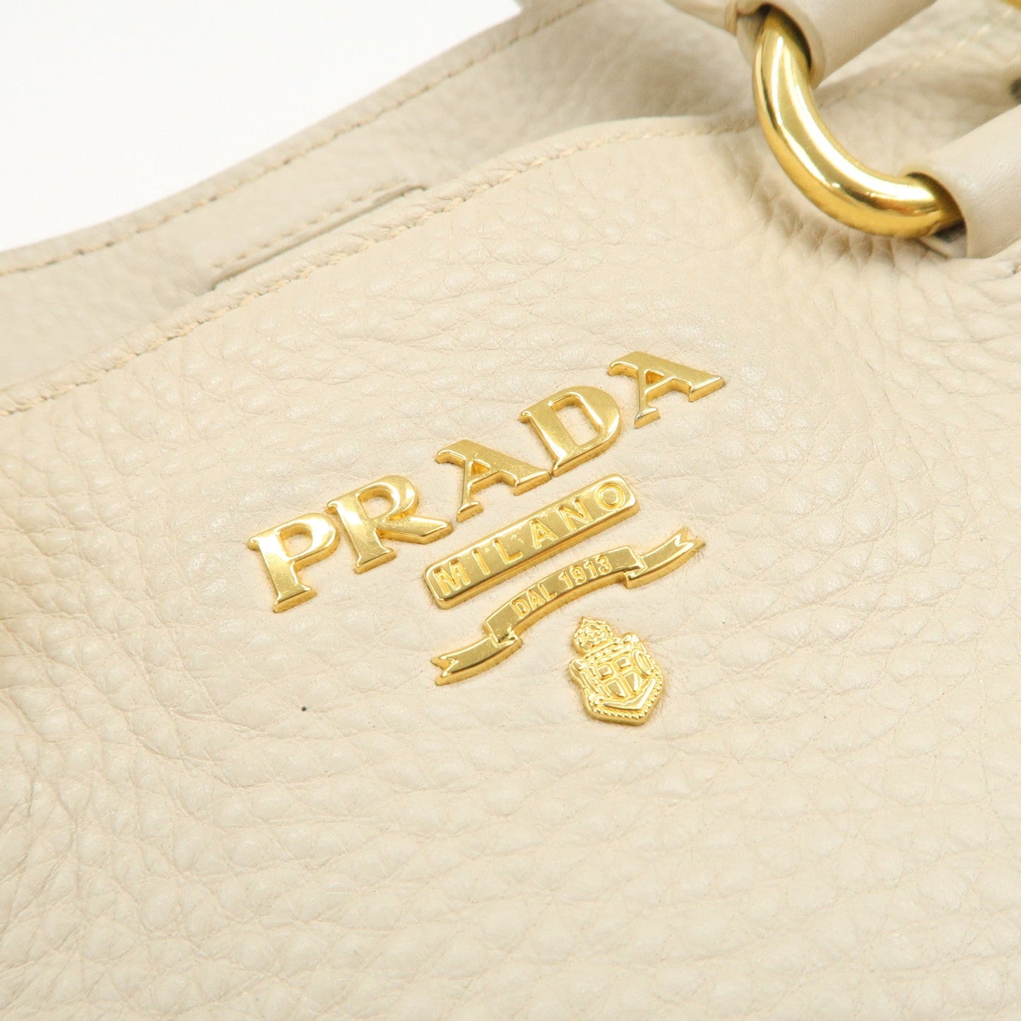 Prada Logo 2Way Bag Hand Bag Shoulder Bag Ivory【Pre-order】