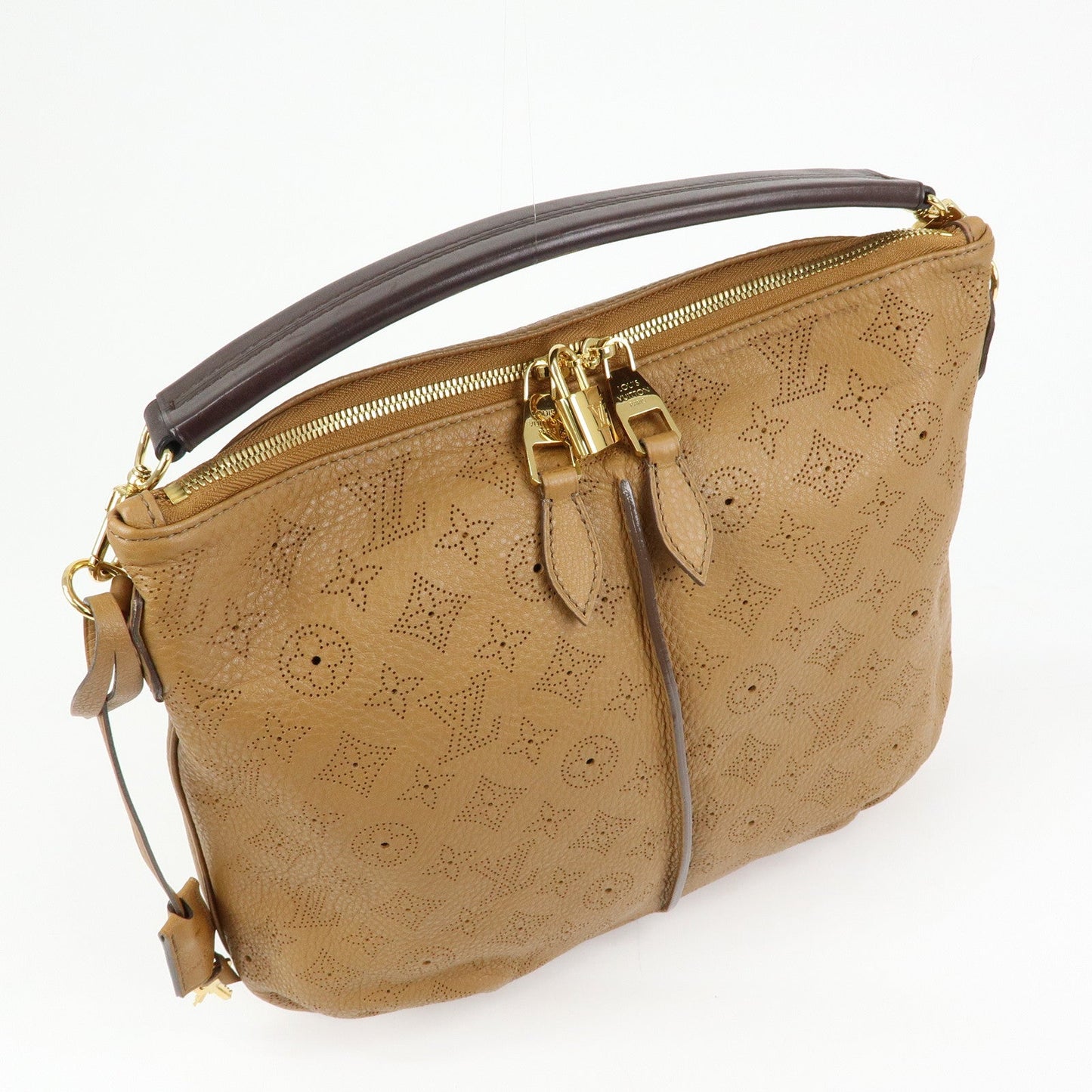 Louis Vuitton Monogram Mahina Selene MM Shoulder Bag Caramel M94214【Pre-order】