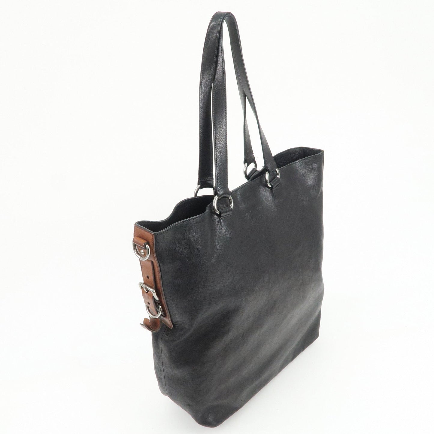 Prada Leather 2Way Bag Tote Bag Shoulder Bag Black VA0801【Pre-order】