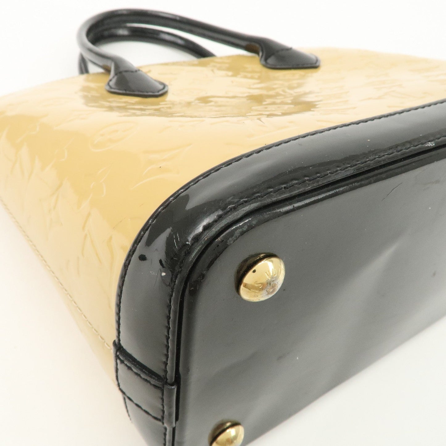 Louis Vuitton Monogram Verni Lockit PM Hand Bag Dune M90251【Pre-order】