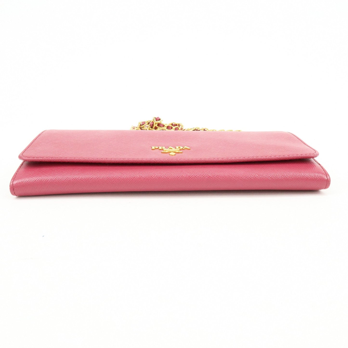 Prada Saffiano Leather Chain Wallet WOC Pink 1M1290【Pre-order】
