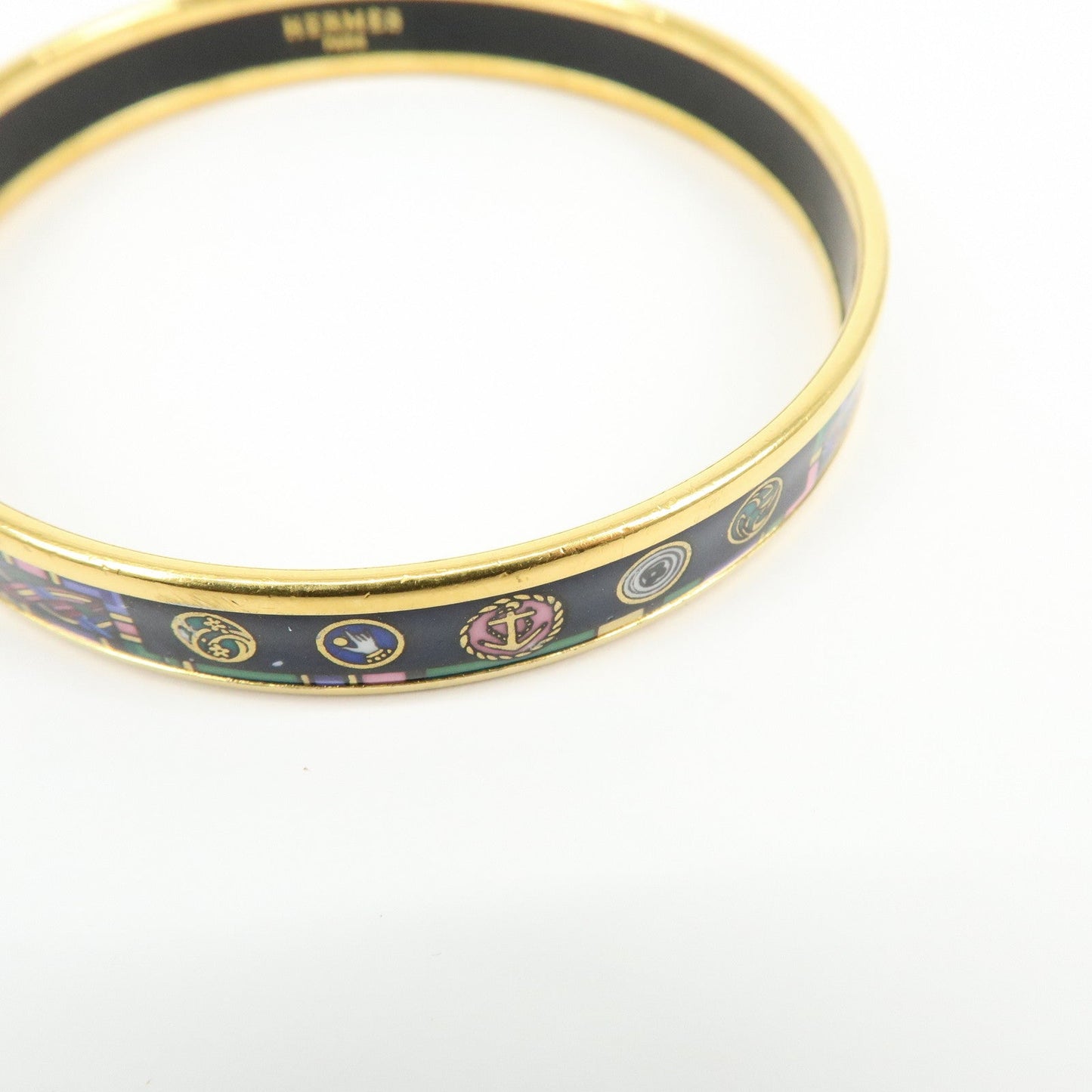 Hermes Email PM Gold Plated Bangle Bracelet【Pre-order】