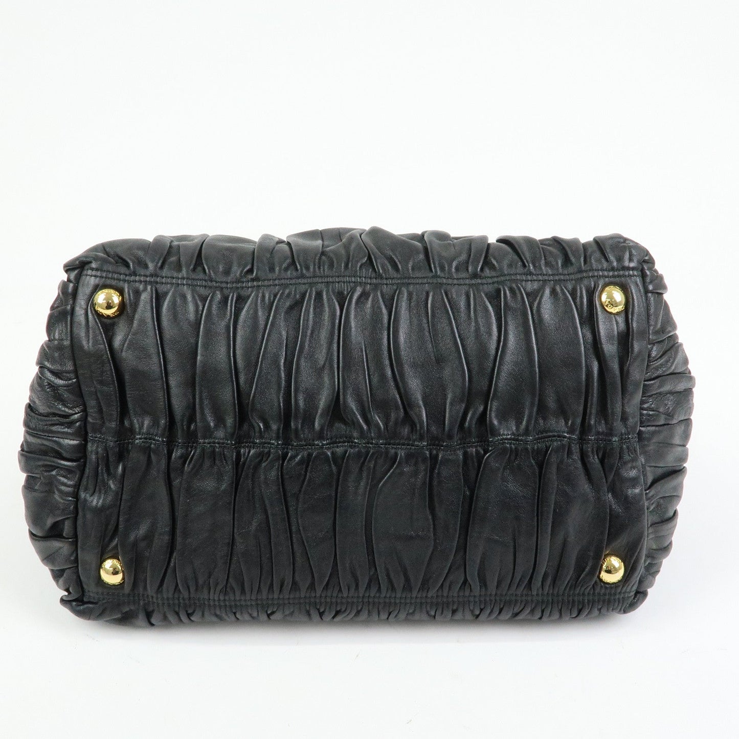 Prada Ribbon Nappa Gaufure Leather 2Way Bag Black BN1932【Pre-order】