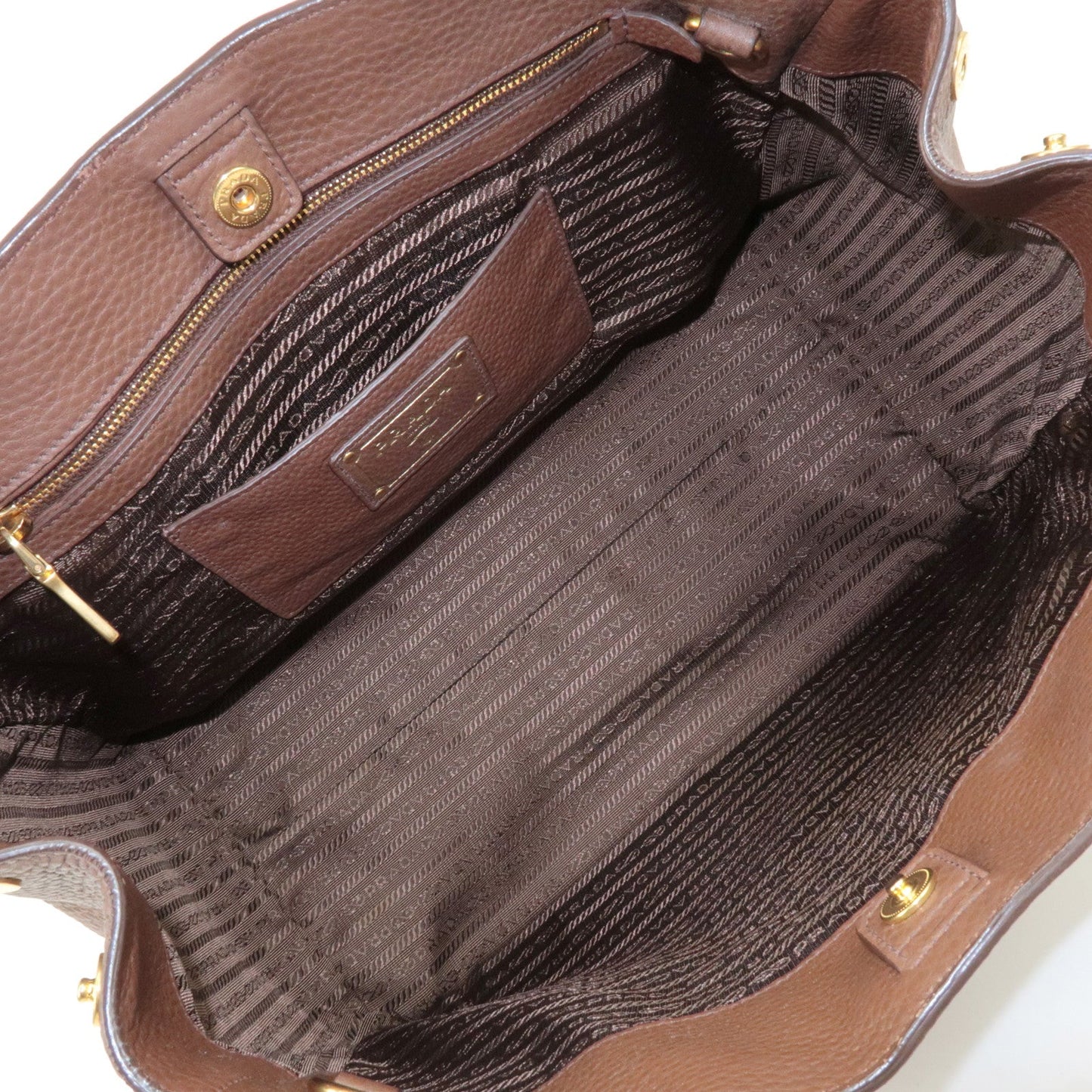 Prada Vitello Daino Leather 2Way Tote Bag Shoulder Bag BN2545 Used【Pre-order】