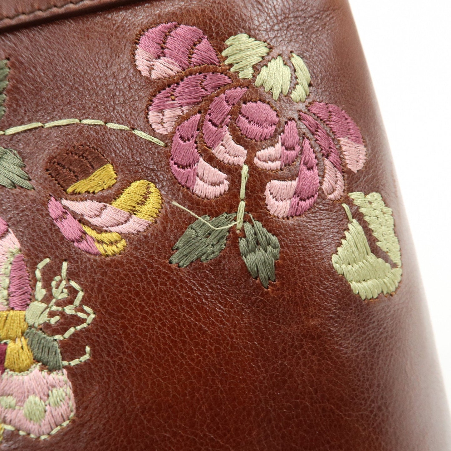 Christian Dior Leather Flower Embroidery Tote Shoulder Bag【Pre-order】