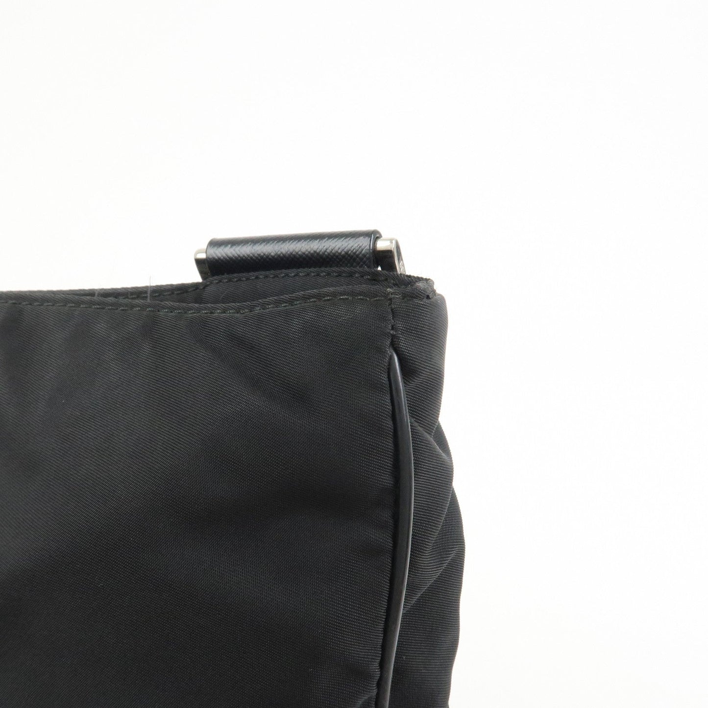 Prada Nylon Saffiano Leather Shoulder Bag Black VA0269【Pre-order】