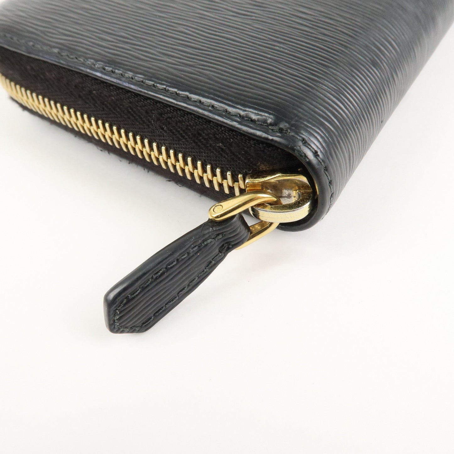 Prada Vitello Move Leather Round Zippy Wallet Black 1ML506 Used【Pre-order】