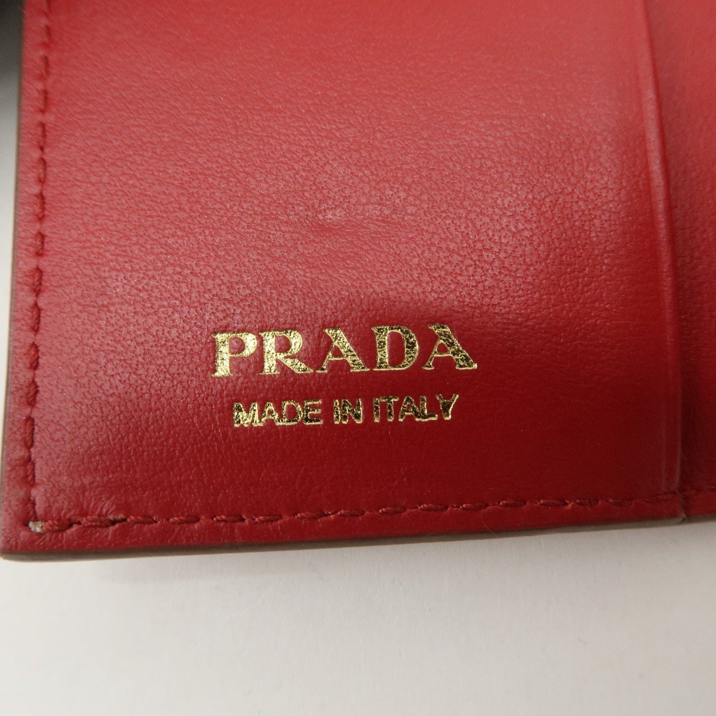 Prada Logo Leather Set Of 2 Key Chains Black Beige 1PG222/1PG004【Pre-order】