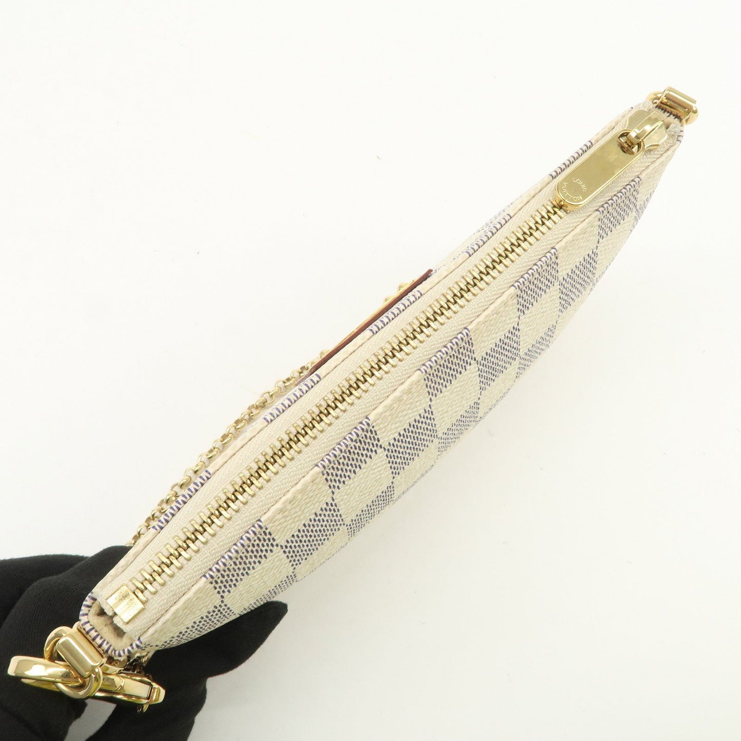 Louis Vuitton Damier Azur Pochette Milla MM Mini Pouch N60027【Pre-order】
