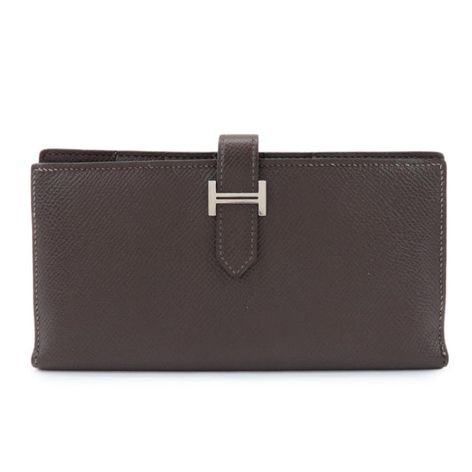 Hermes Veau Epsom Leather Soufflet Long Wallet【Pre-order】