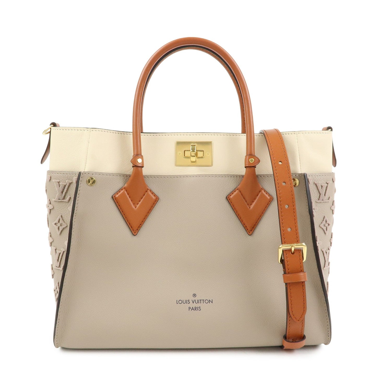Louis Vuitton Monogram Tuffetage On My Side MM 2Way Bag M53825【Pre-order】