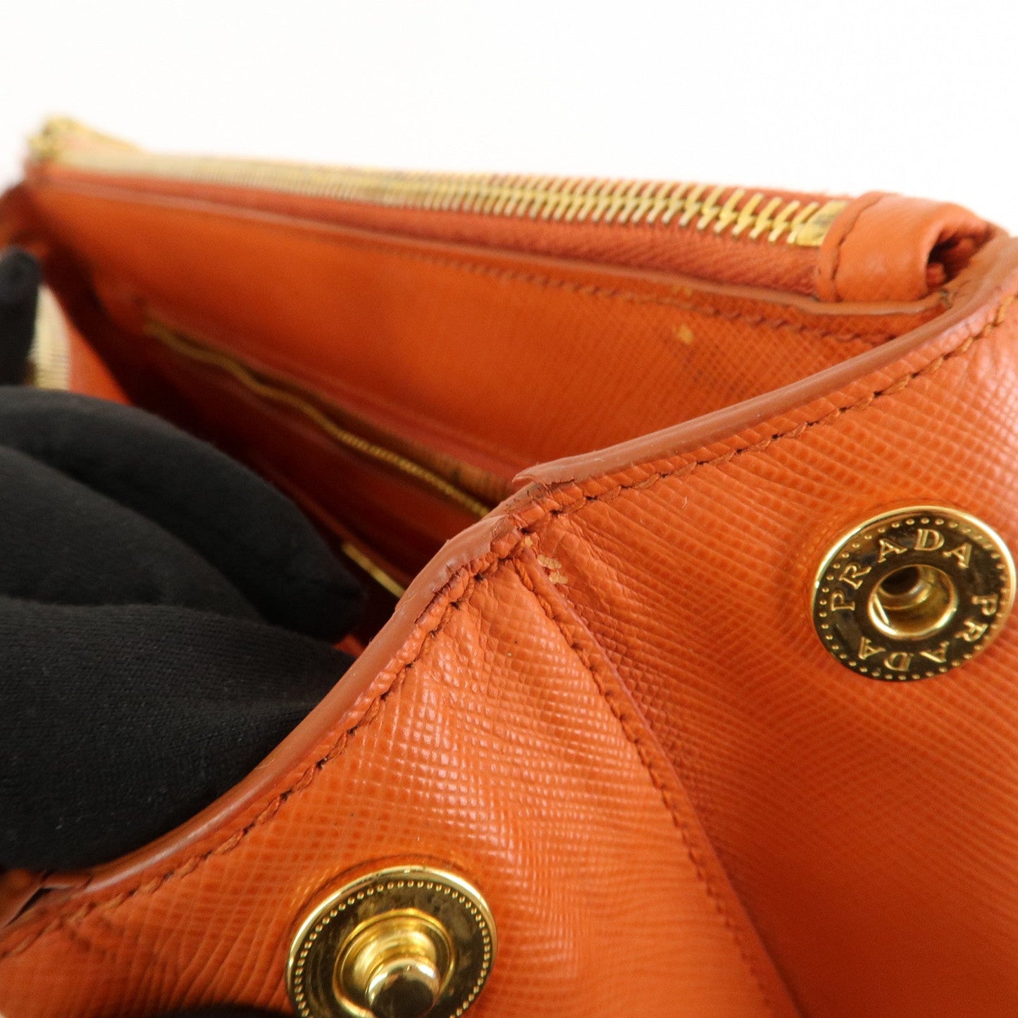 Prada Galleria Saffiano Leather 2Way Bag Orange 1BA274【Pre-order】