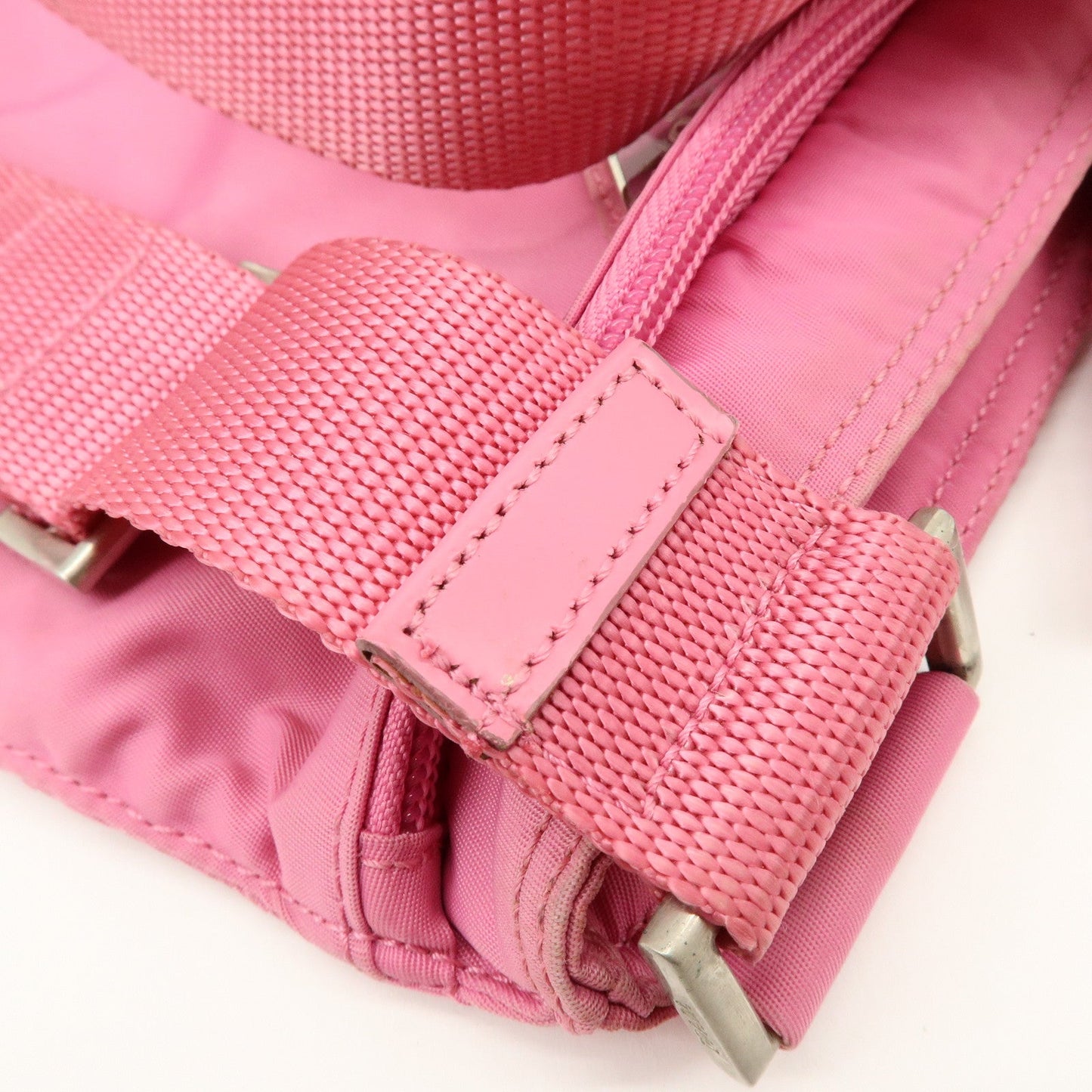 Prada Triangle Logo Nylon Shoulder Bag Crossbody Bag Pink【Pre-order】