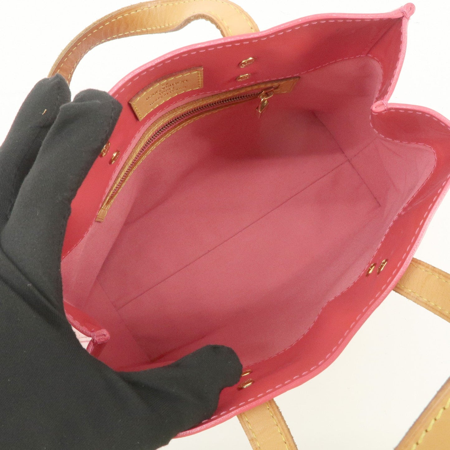 Louis Vuitton Monogram Vernis Lead PM Hand Bag Framboise M9132F【Pre-order】