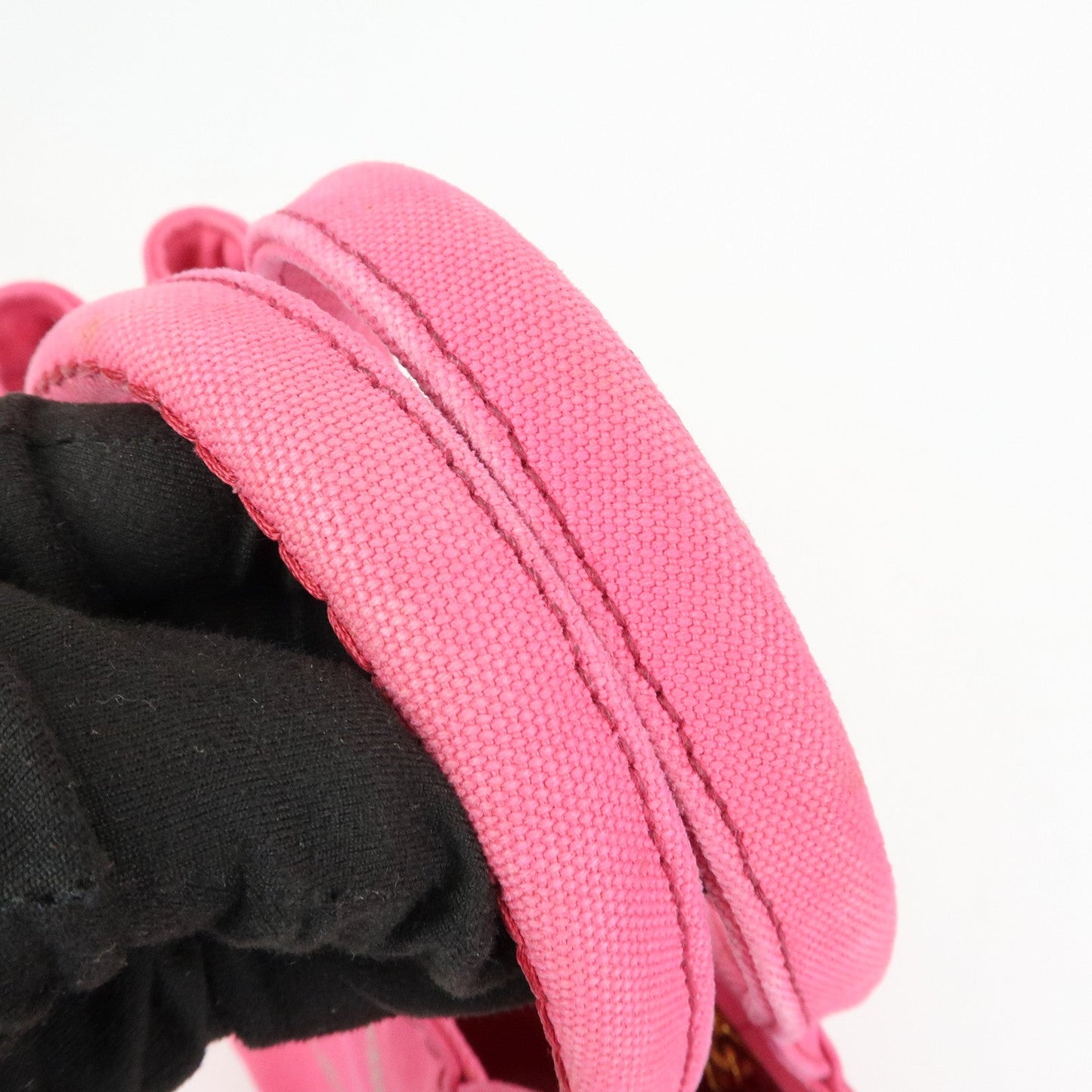 Prada Triangle Logo Canapa Mini 2Way Hand Shoulder Bag Pink B2439G【Pre-order】