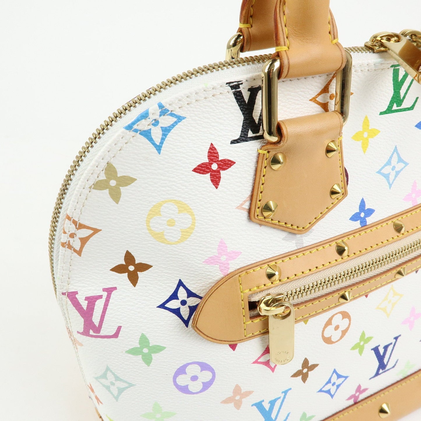 Louis Vuitton Monogram Multicolor Alma PM Hand Bag Blanc M92647【Pre-order】
