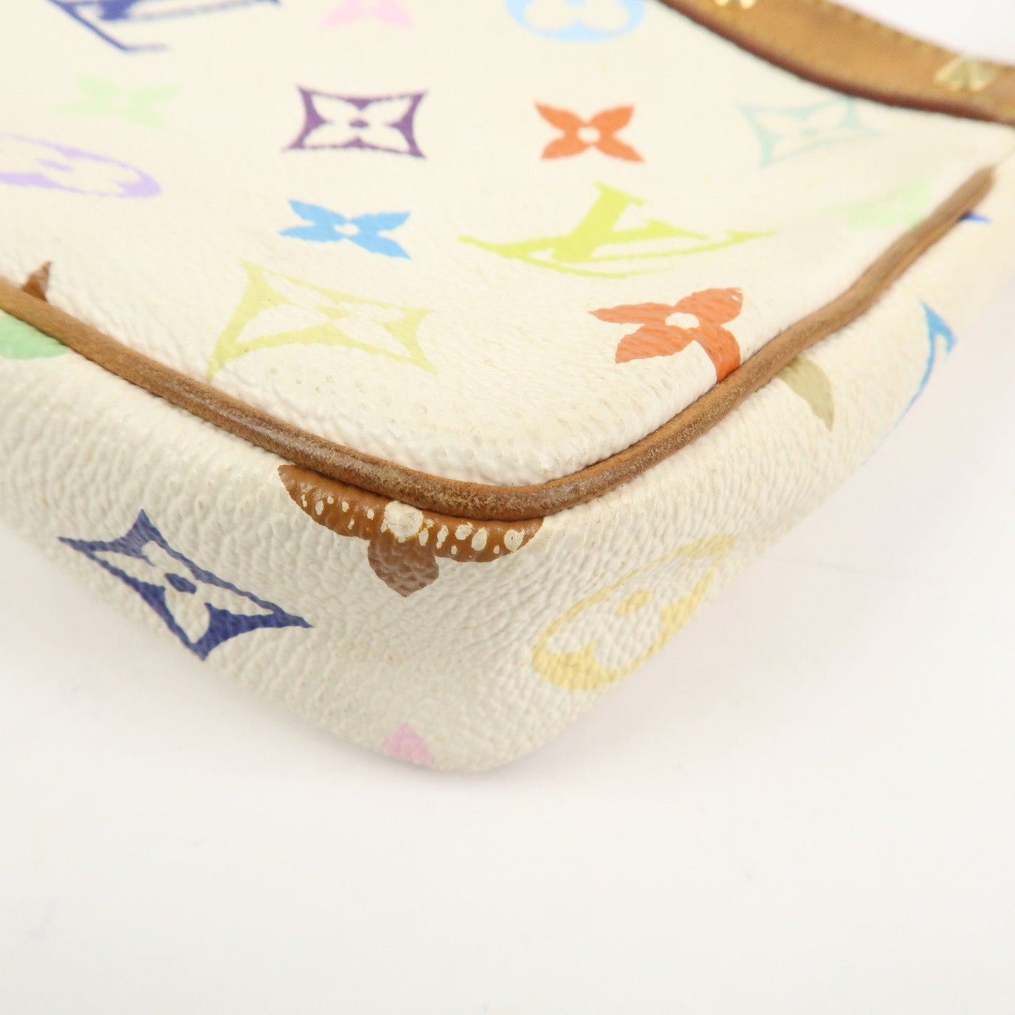 Louis Vuitton Monogram Multicolor Pochette Accessoires Blanc M92649【Pre-order】