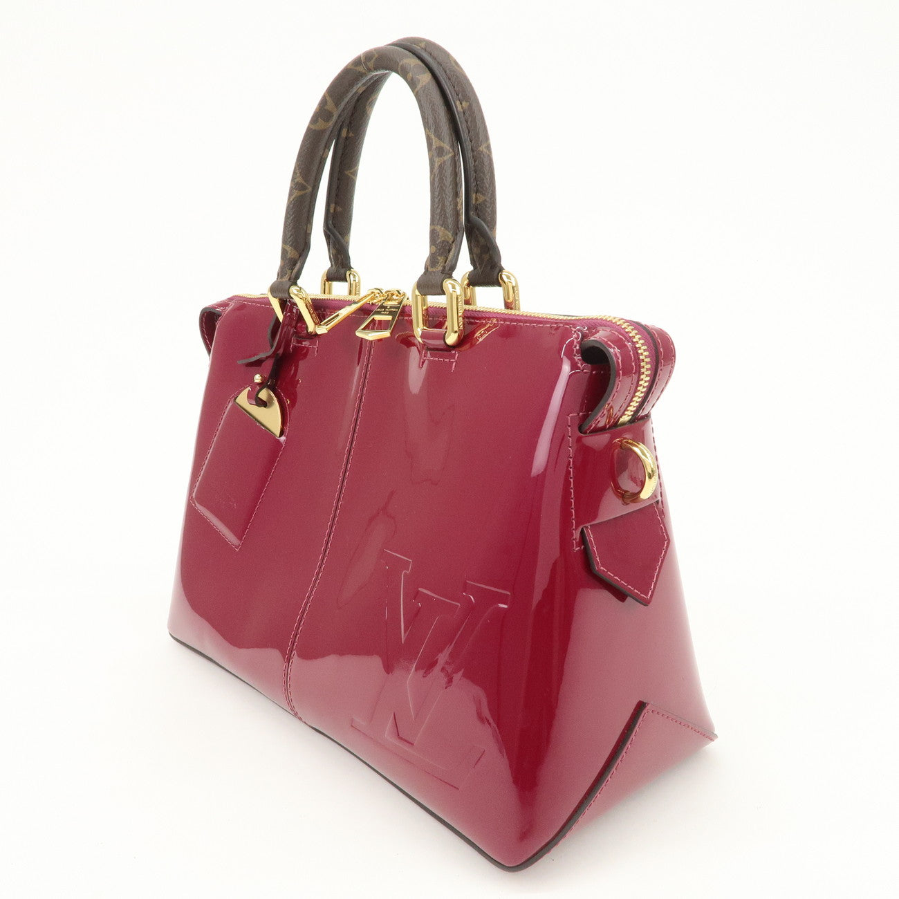 Louis Vuitton Vernis Monogram Tote Miroir 2Way Bag Magenta M54640【Pre-order】