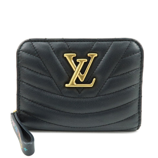 Louis Vuitton New Wave Leather Zippy Compact Wallet Noir M63789【Pre-order】