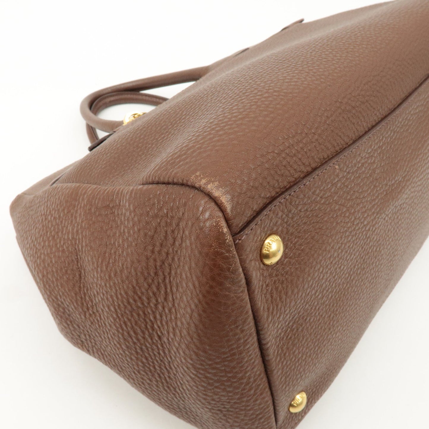 Prada Vitello Daino Leather 2Way Tote Bag Shoulder Bag BN2545 Used【Pre-order】