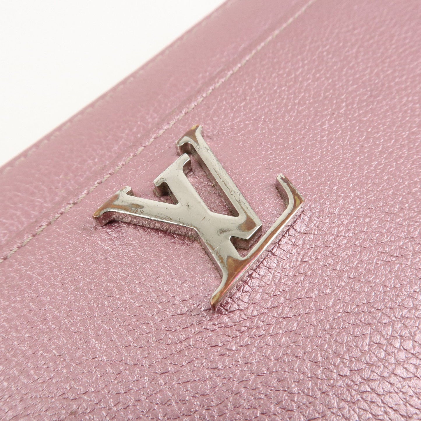 Louis Vuitton Calf Leather Zippy Lock Me Wallet Crystal Rose M69812【Pre-order】