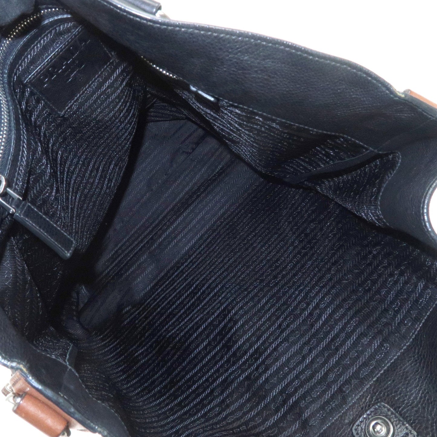 Prada Leather 2Way Bag Tote Bag Shoulder Bag Black VA0801【Pre-order】