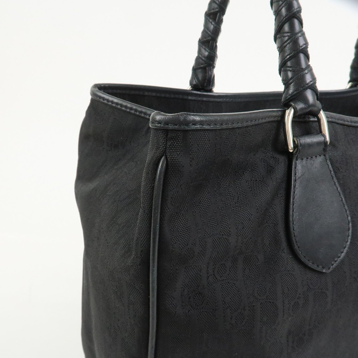 Christian Dior Trotter Nylon Canvas Leather Lovely Shoulder Bag【Pre-order】