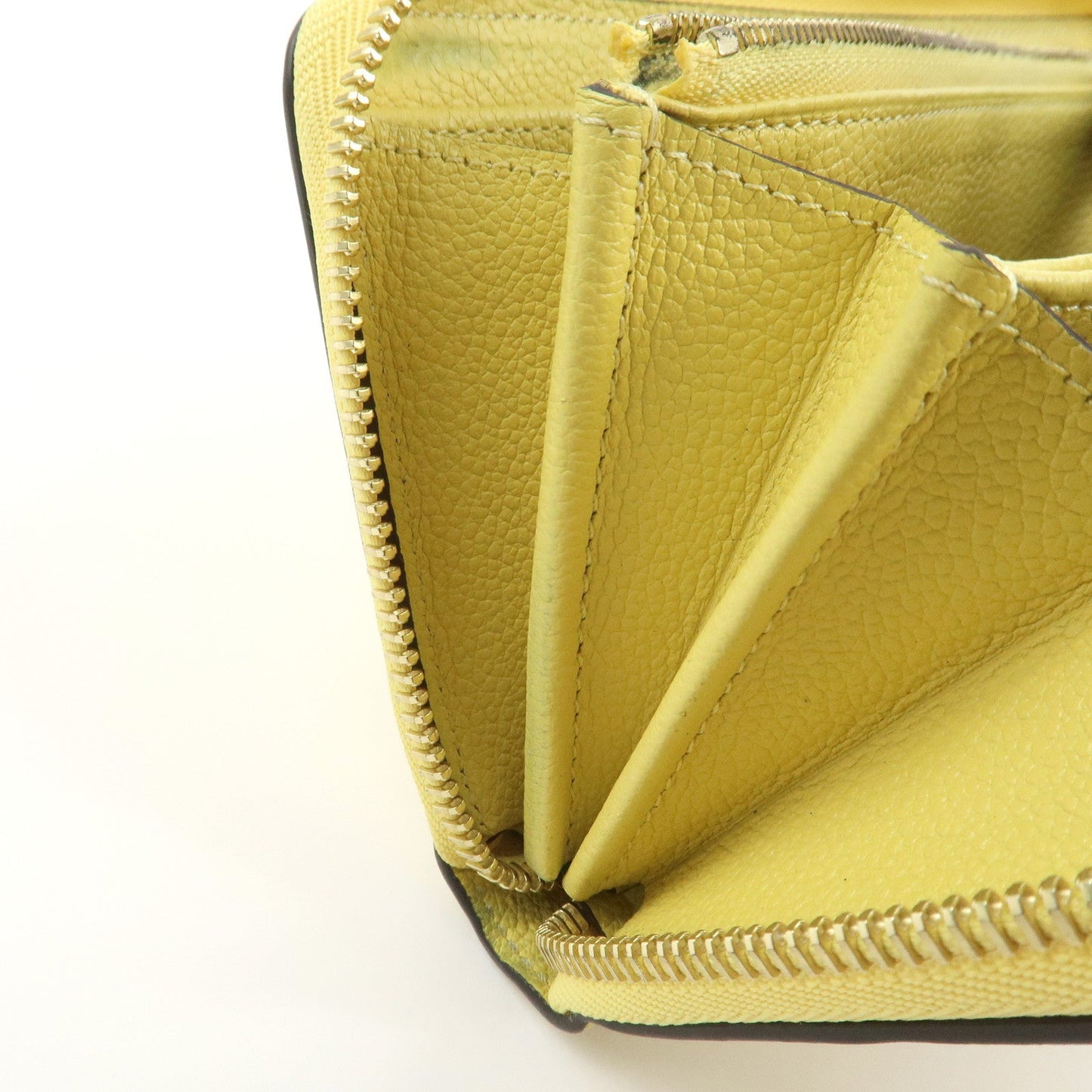 Louis Vuitton Monogram Empreinte Round Zippy Wallet Jaune M82043【Pre-order】