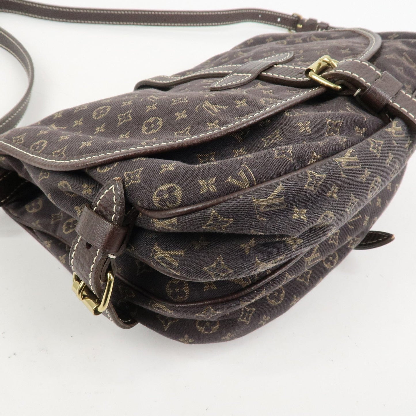 Louis Vuitton Monogram Mini Lin Saumur 30 Shoulder Bag Brown M95227【Pre-order】