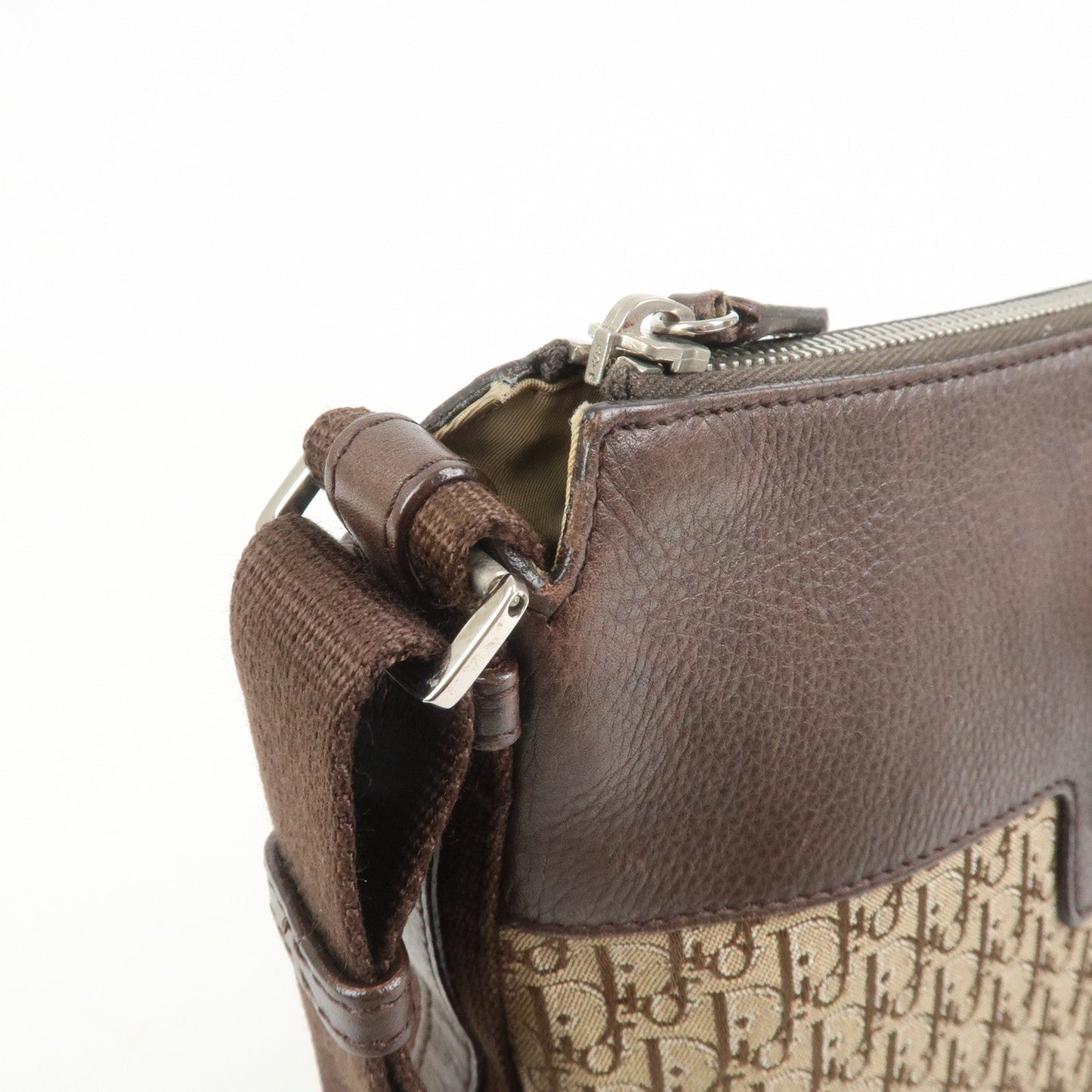Christian Dior Street Chic Trotter Canvas Leather Shoulder Bag【Pre-order】