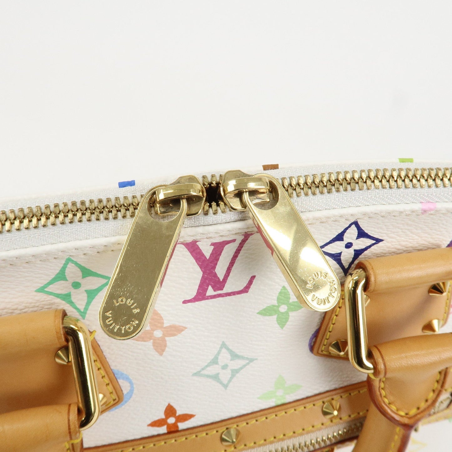 Louis Vuitton Monogram Multicolor Alma Hand Bag Blanc M92647【Pre-order】