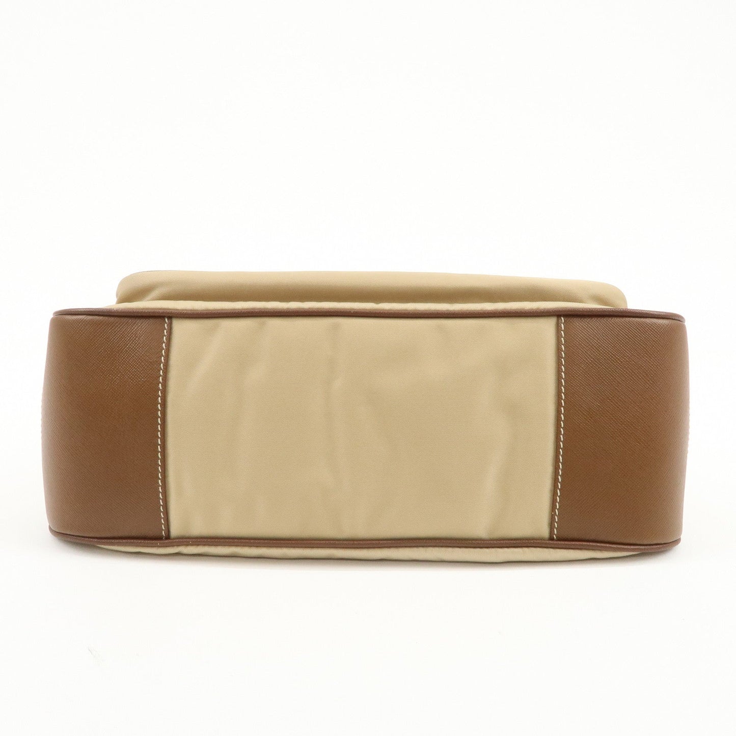 Prada Triangle Logo Nylon Saffiano Leather Shoulder Bag Hand Bag【Pre-order】