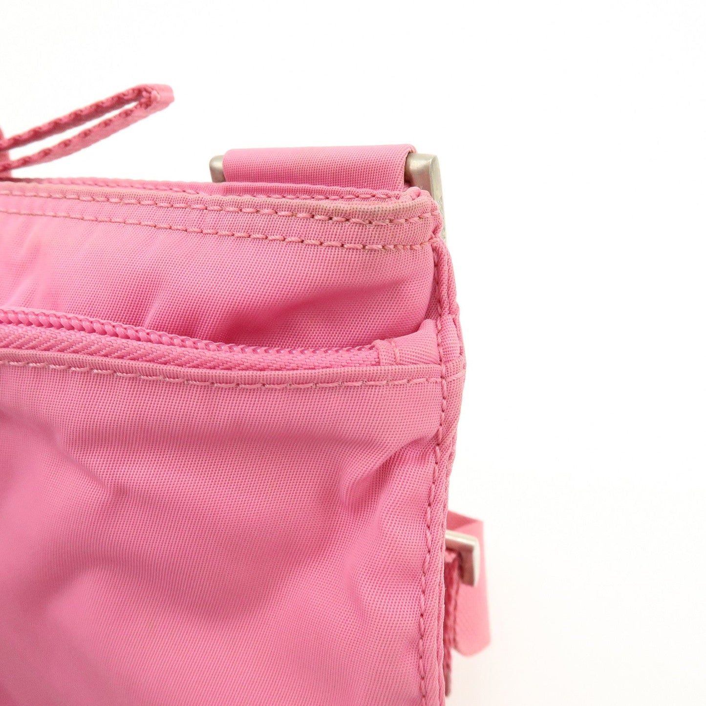 Prada Triangle Logo Nylon Shoulder Bag Crossbody Bag Pink【Pre-order】