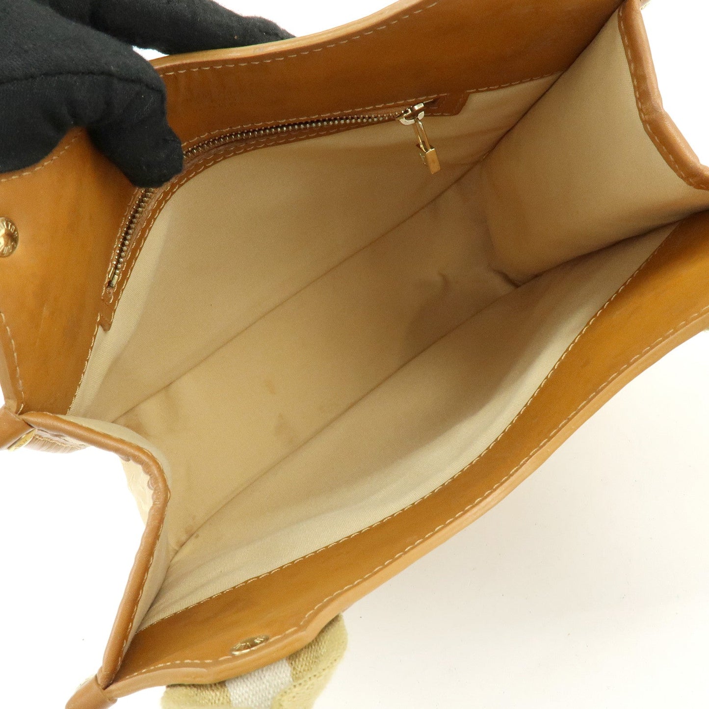Louis Vuitton Monogram Mini Sac Catherine Hand Bag Beige M92328【Pre-order】
